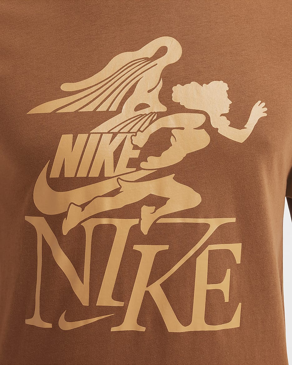 Nike tan shirt best sale